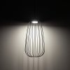 Czarna lampa wisząca ażurowa druciana owalna minimalistyczna loftowa uniwersalna klasyczna SPHERA S 11307 TK-LIGHTING
